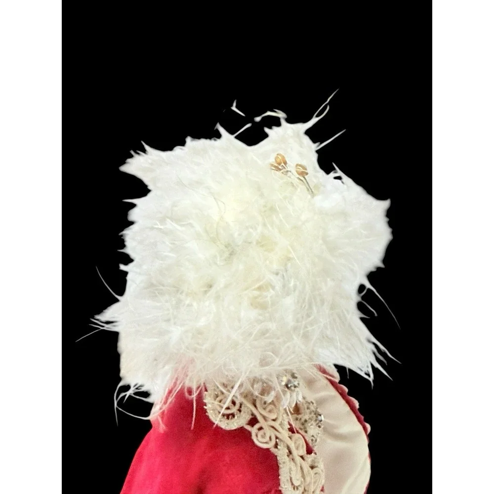 Vtg Barbie Clone Scarlet‎ O'hara In Red Velvet Curtain Dress & Beaded Gown